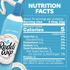 reddi wip fat free whipped topping