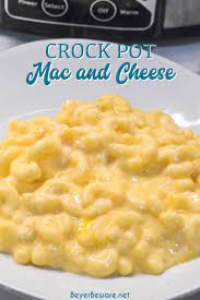 creamy crock pot mac and cheese recipe