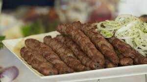 armenian lula kebab served on