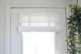 White Herringbone French Door Curtain