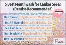 5 best mouthwash for canker sores