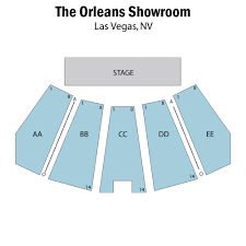 54 Factual Orleans Hotel Casino Showroom Seating Chart