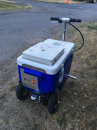 cruzin cooler scooter in