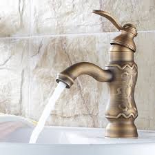 Juno Antique Brass Bathroom Sink Faucet