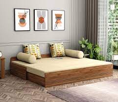 wooden sofa bed upto 70
