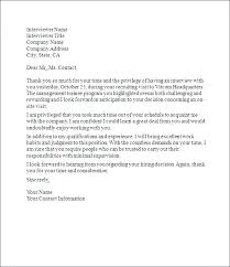 Cover Letter After Interview Information Technology It Cover Letter