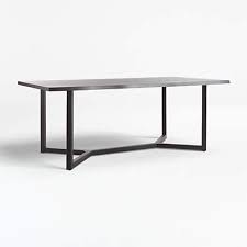 From dining tables with marble tops to unusual fusions of concrete and steel or warm, traditional hardwood, our collection of dining tables is good enough to grace any home, whether you have a spacious villa or a chic city apartment. Verge 80 Black Live Edge Dining Table Reviews Crate And Barrel