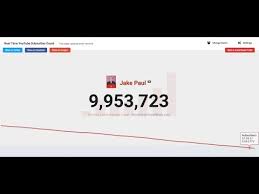 Jake Paul Subscriber Count Chart Jake Paul Live