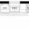 Usually, floor plans are coming with schematic markings of all the elements in the kitchen with their if there are only two or three digits after the type of the drawer then it usually means the width. 1