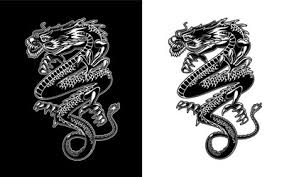 dragon tattoo vector images over 21 000