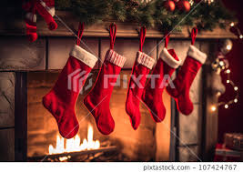 Stockings Hung Above The