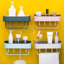 bathroom organizer rack with towel rack