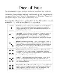 How To Use Dice To Tell The Future A Simple Form Of