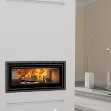 Double Sided Wood Fireplaces Gold