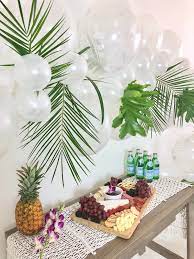tropical chic party oh how charming
