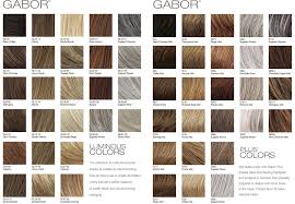 Color Chart For Gabor Wigs Wigs Canada