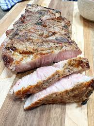 tender grilled pork shoulder steak