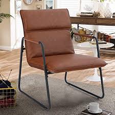 Not all comfy cozy chairs have to be frumpy, too. Amazon Com Maison Arts Accent Chair For Living Room Bedroom Comfy Reading Armchair Mid Century Modern Arm Chair Soft Upholstered Cozy Side Sofa Chair Relaxing Seating Sillas 350lbs Bear Capacity Brown Kitchen