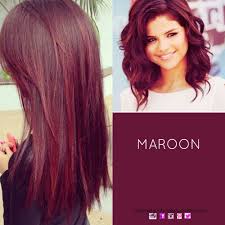Fashion Burgundy Hair Dye Interesting Hair Colour Maroon