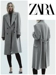 Zara 2023 24fw Long Wool Coat