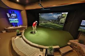 high tech golf simulators for your home