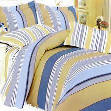 Duvet Bedding Sets Blue Linen Bedding