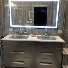 glass rectangular vessel bathroom sink