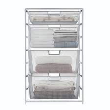 elfa platinum mesh closet drawers
