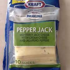 kraft pepper jack cheese slice