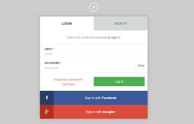 free css html login form page templates