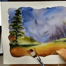 Watercolor Painting Of A Realistic