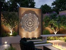 Tesseract Sacred Geometry Outdoor Metal