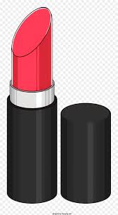 red lipstick in black container bullet