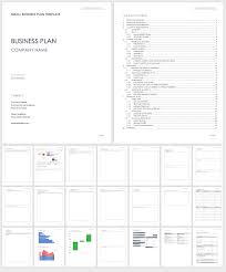 simple small business plan template