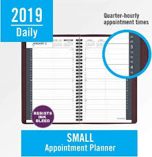 At A Glance Daily Appointment Book Planner January 2019 December