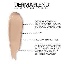 dermablend leg and body makeup light