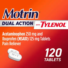 motrin dual action with tylenol