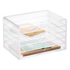 5 drawer premium acrylic accessory box