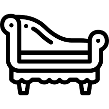 Sofa Detailed Rounded Lineal Icon