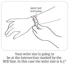 To measure your wrist size: Bracelet Size Guide Azzielo