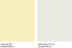 9 White And Yellow Paint Color Pairings