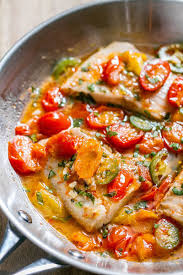 tomato basil sauce easy fish recipe