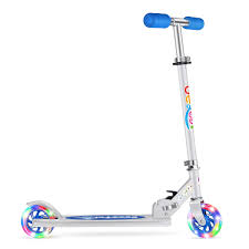 The deluxe model is the next. Beleev V1 Scooters For Kids 2 Wheel Folding Kick Scooter For Girls Boys Cspc Astm Safety Certified 3 Adjustable Height Pu Led Light Up Wheels For Children 4 Years And Up