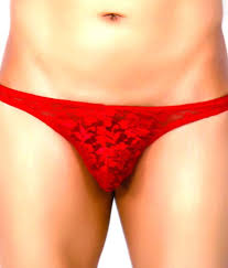 La Intimo Lace Comfy Thong Red