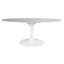 Tulip Table Top Oval Table 199cm Marble