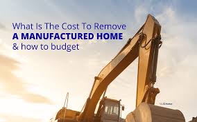 cost to remove a manufactured home