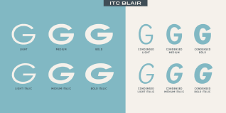 Itc Blair Metal Font Fonts Sans Serif