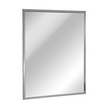 Plate Glass Mirror With Stainless Steel