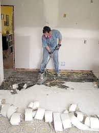 removing asbestos vinyl flooring how