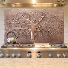 Tree Copper Tile For Kitchen Backsplash